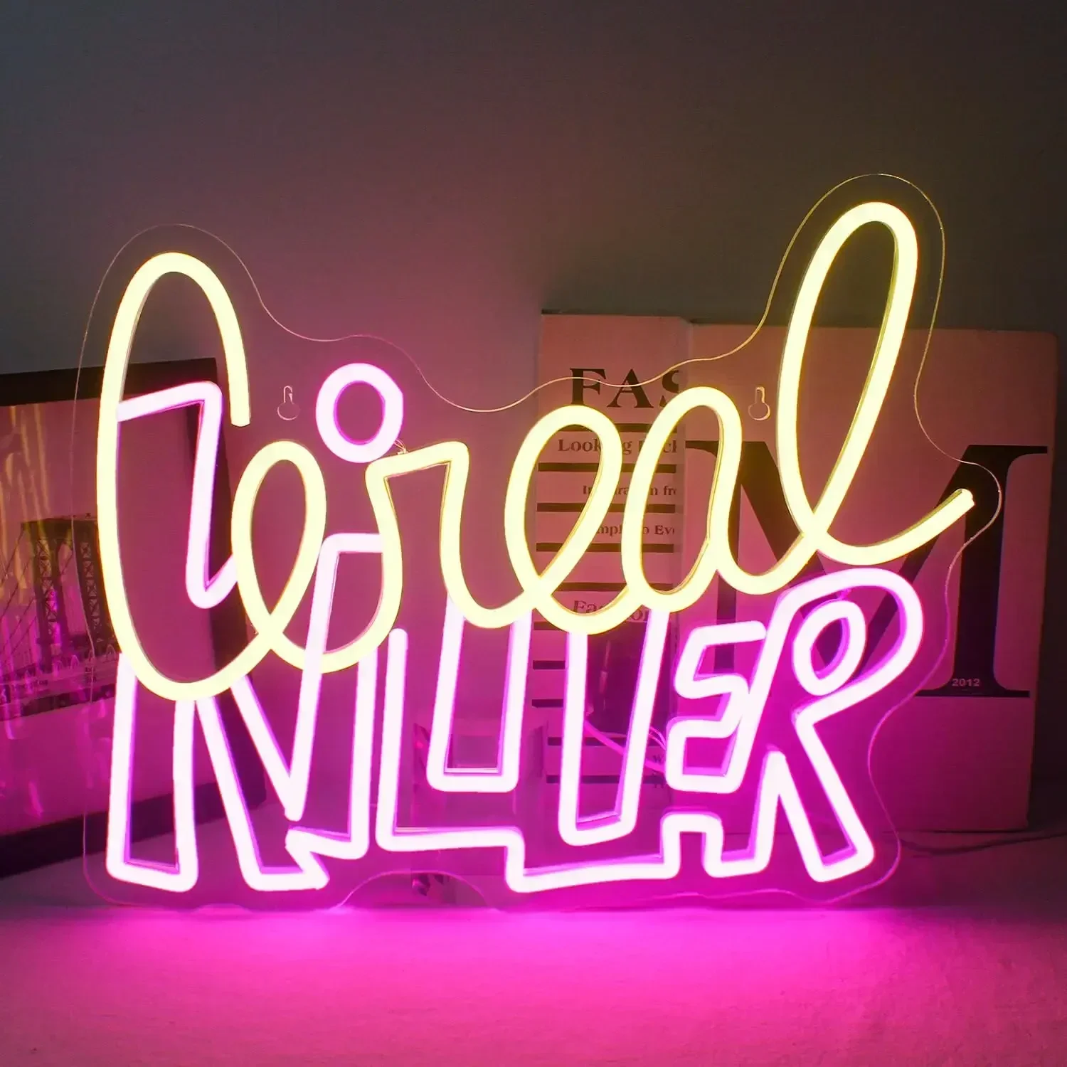 Commercial Kitchen Quotes - Светодиодная настенная вывеска «Убийца хлопьев» с