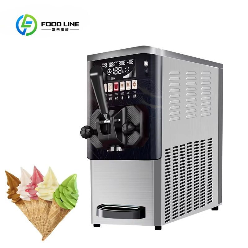 Soft Serve Ice Cream Machine - Коммерческая автоматическая машина для мягкого мороженого