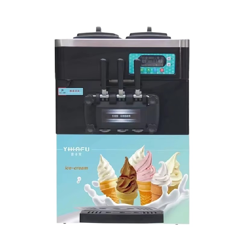 Soft Serve Ice Cream Machine - Коммерческая автоматическая настольная машина для приготовления