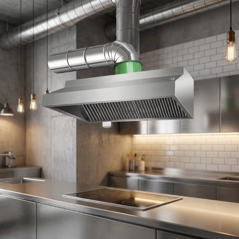 Commercial Exhaust Hood - Коммерческая настенная вытяжка из нержавеющей стали
