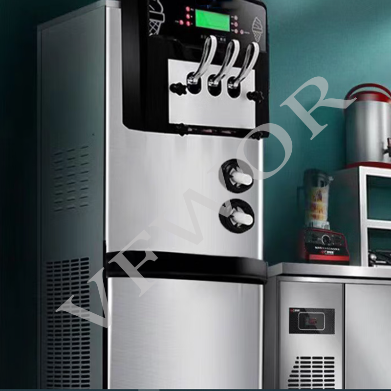 Soft Serve Ice Cream Machine - Машина для приготовления мягкого мороженого в