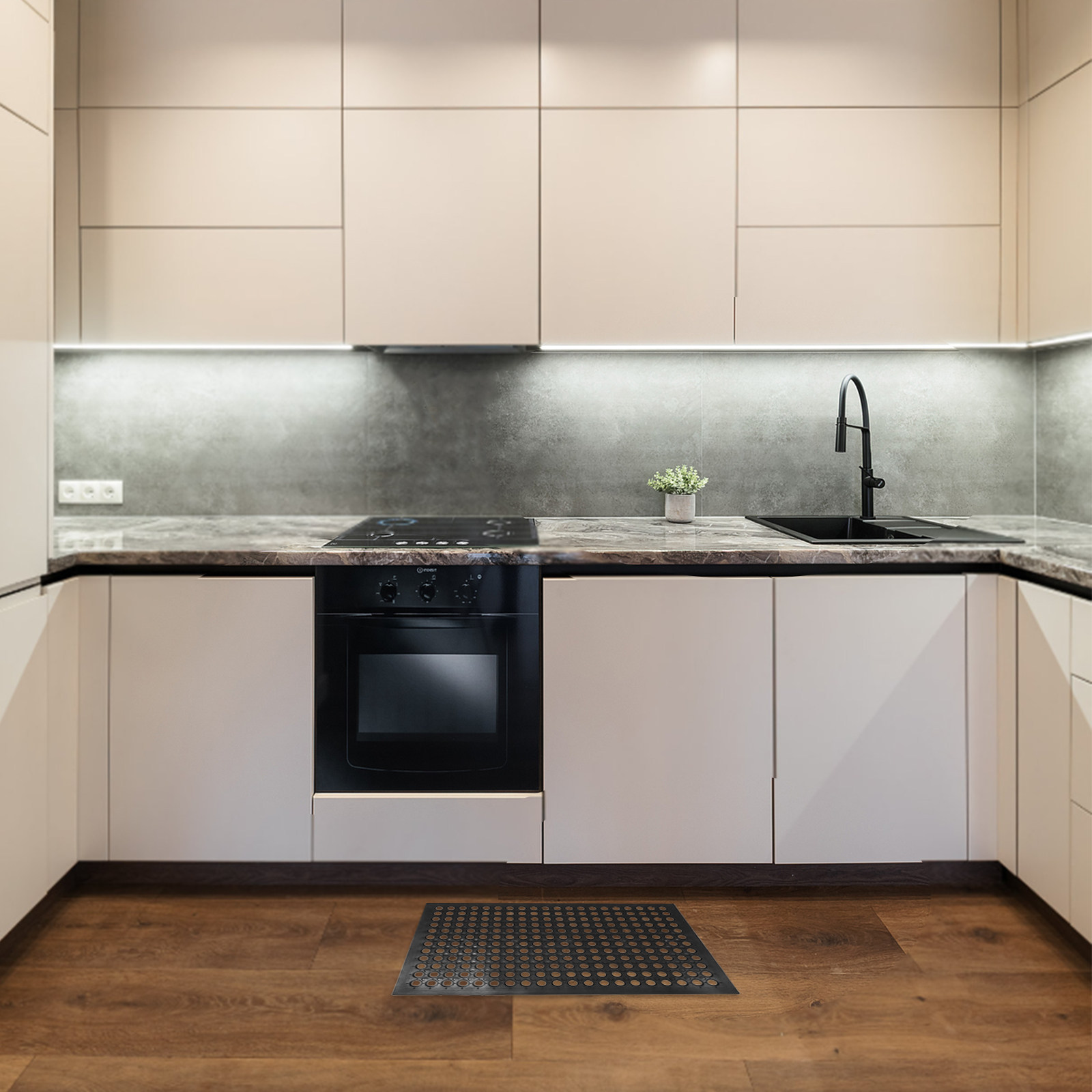 Kitchen Flooring Commercial - Прочный кухонный коврик с антискользящим покрытием,