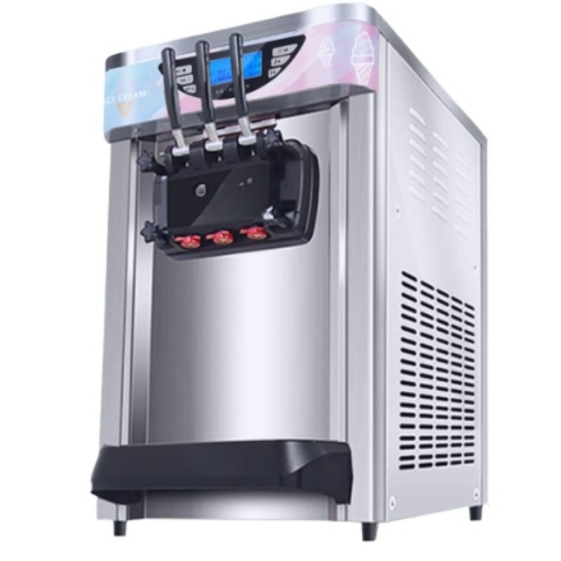 Soft Serve Ice Cream Machine - Коммерческая автоматическая машина для мягкого мороженого,