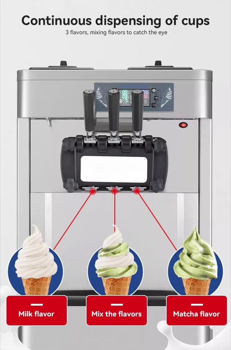 Профессиональная коммерческая  – обзор и цена Soft Serve Ice Cream Machine