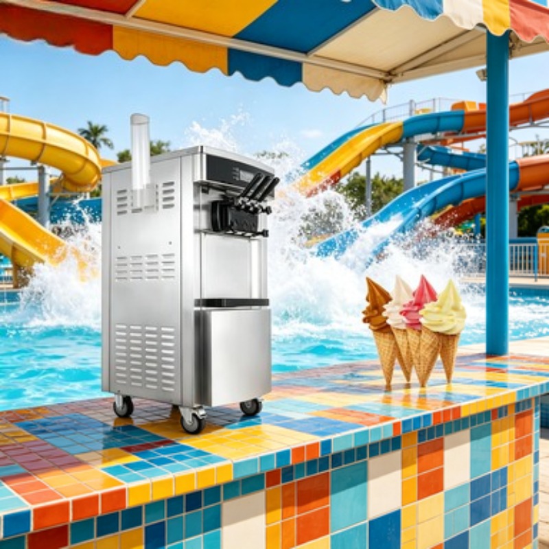 Напольная коммерческая машина  – обзор и цена Soft Serve Ice Cream Machine