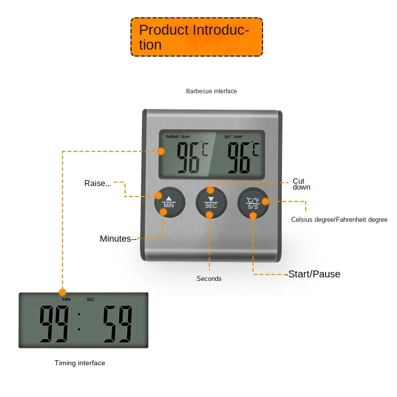 Tp700 цифровой дистанционный б – обзор и цена Commercial Kitchen Timer