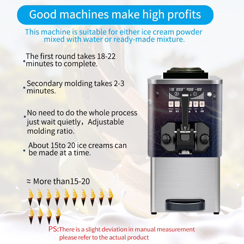 Коммерческая автоматическая ма – обзор и цена Soft Serve Ice Cream Machine