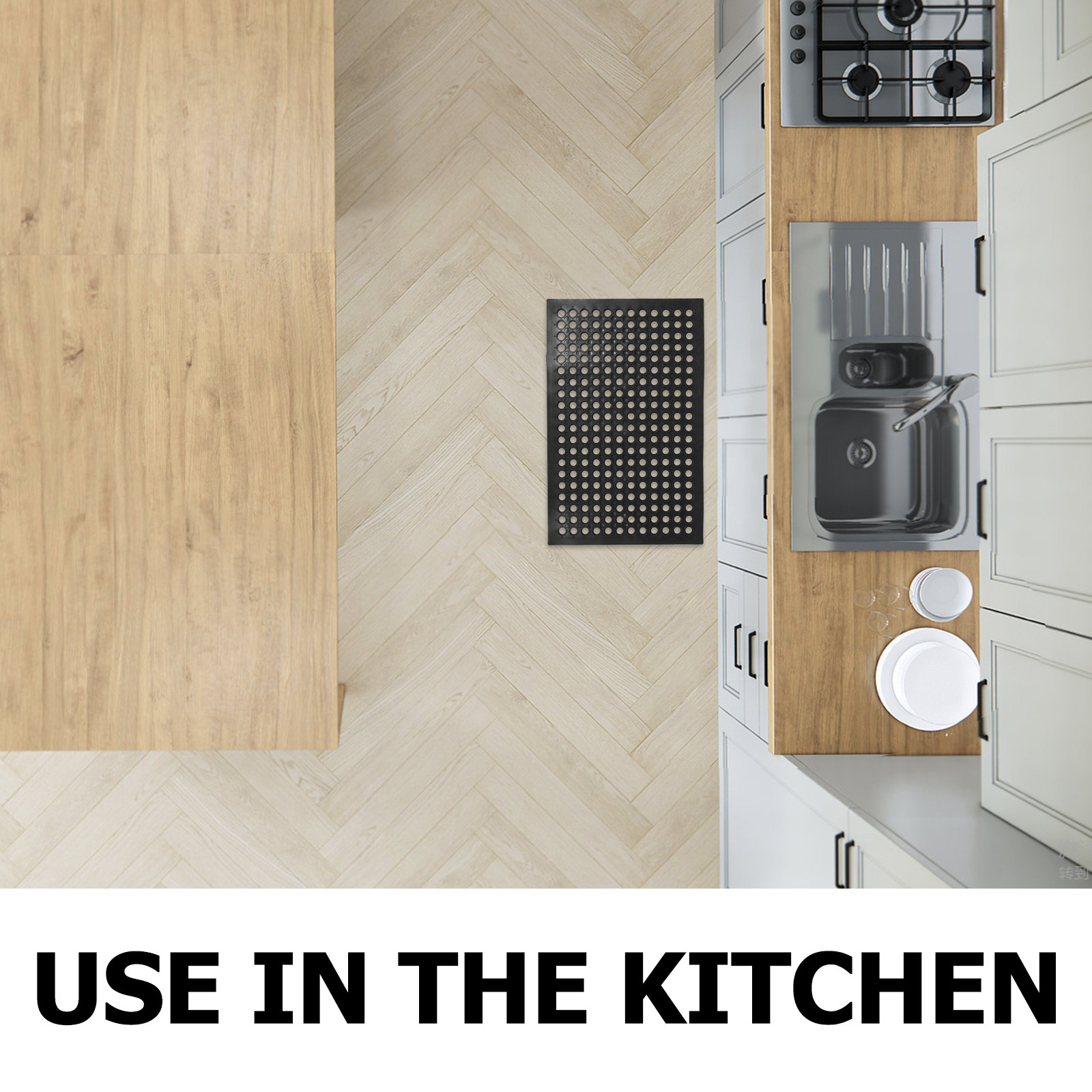 Прочный кухонный коврик с анти – обзор и цена Kitchen Flooring Commercial