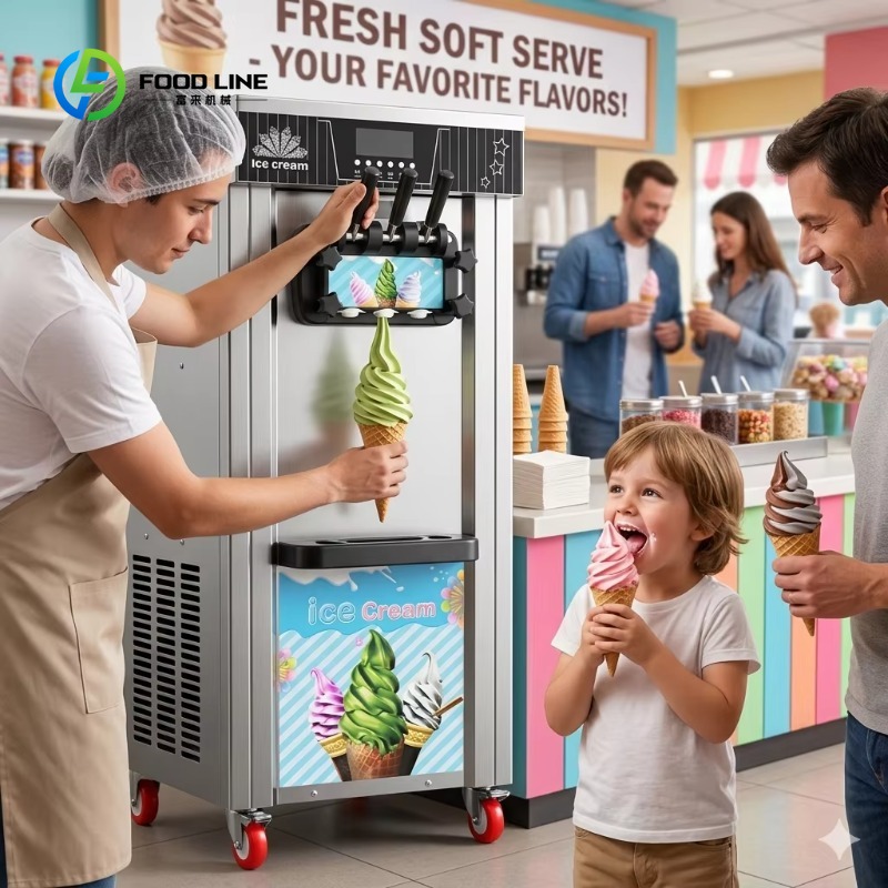 Профессиональная машина для мя – обзор и цена Soft Serve Ice Cream Machine