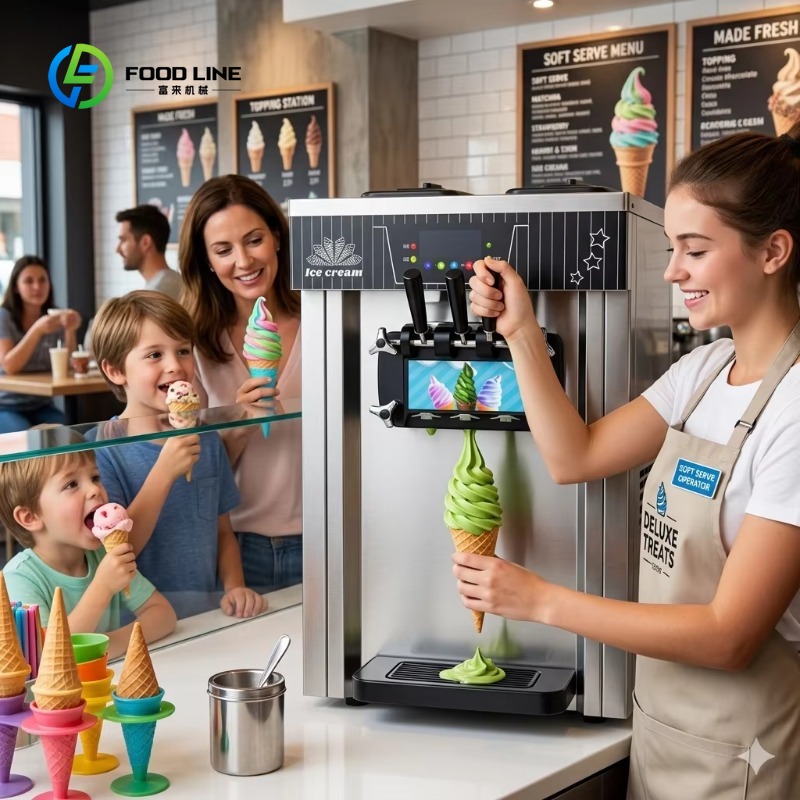 Профессиональная машина для мя – обзор и цена Soft Serve Ice Cream Machine