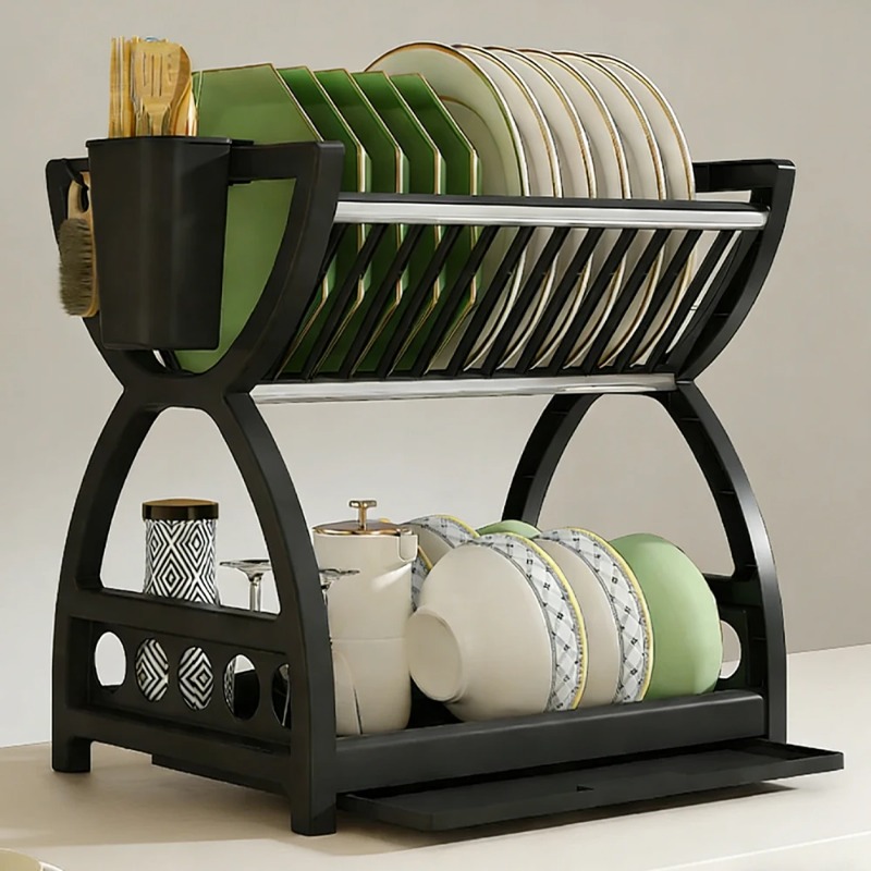 Двухуровневая сушилка для посу – обзор и цена Commercial Kitchen Shelving