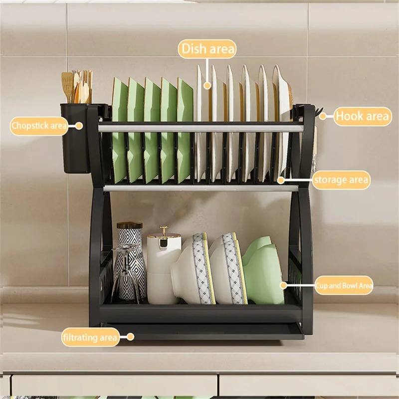 Двухуровневая сушилка для посу – обзор и цена Commercial Kitchen Shelving