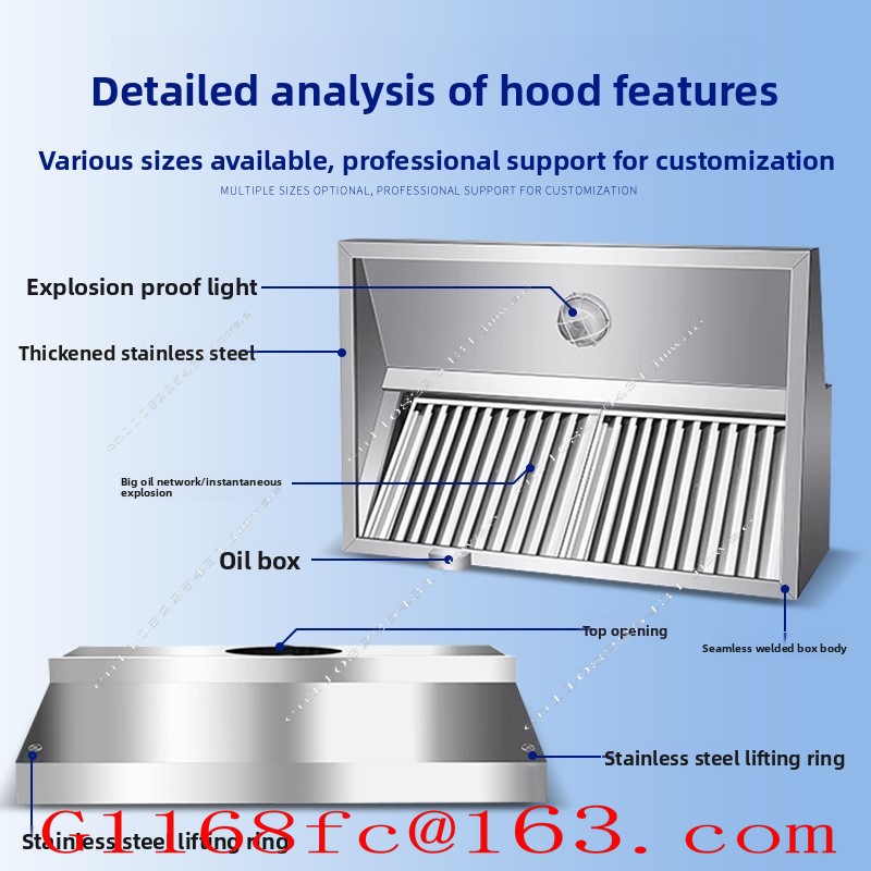 Вытяжка из нержавеющей стали д – обзор и цена Commercial Exhaust Hood