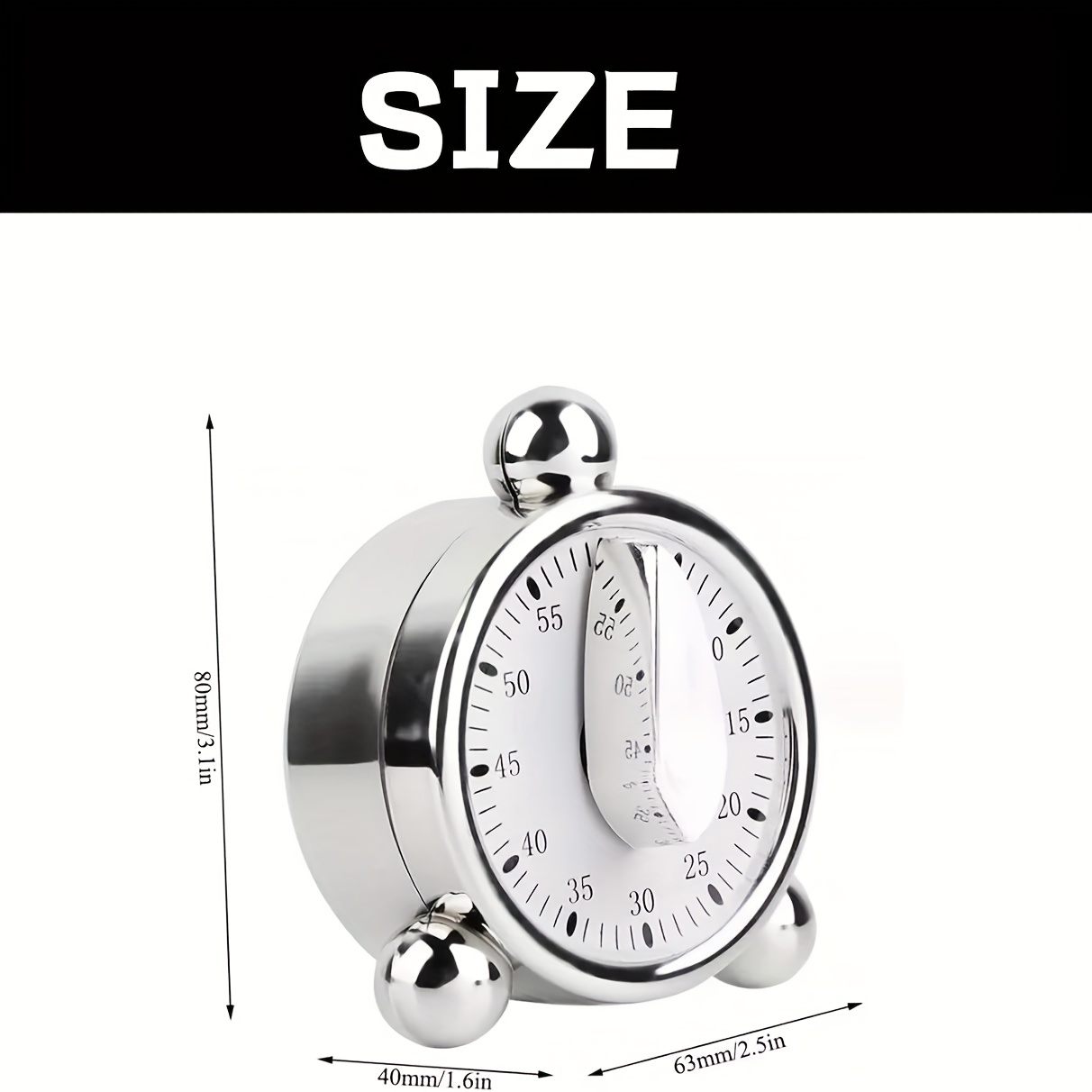 Видимый механический таймер, 6 – обзор и цена Commercial Kitchen Timer